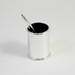 silver plated pen and pencil cup