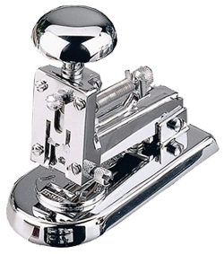 El Casco small chrome desktop stapler
